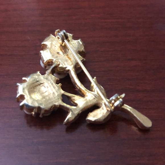 Gold & Pearl Brooch - Picture 4 of 4
